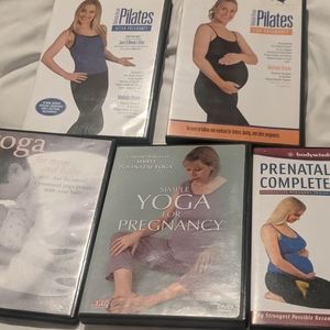 5 DVDs Pilates/Yoga for Pregnancy/Post pregnancy